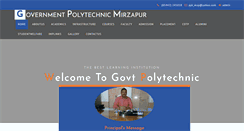 Desktop Screenshot of govtpolytechnicmzp.com